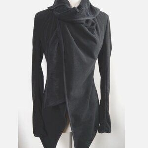 Lululemon Black Presence Of Mind Jacket Sweater Cardigan fleece-Sz. 6